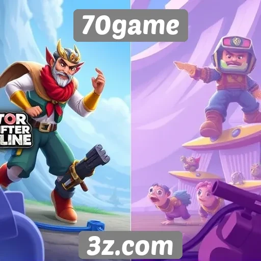 Comparação entre 70game e outros sites de jogos