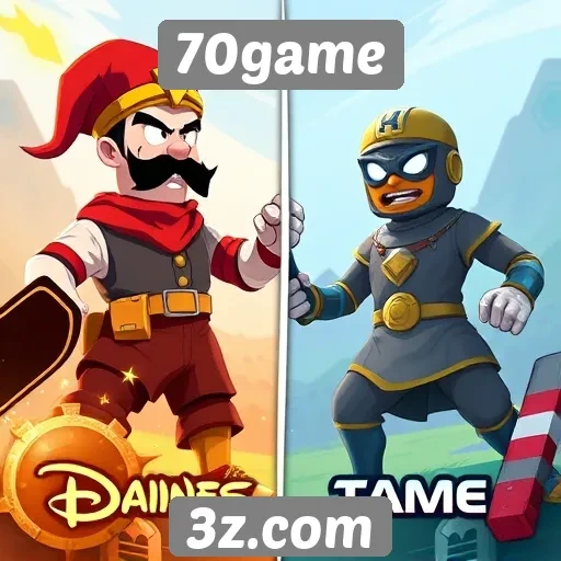 Comparativo entre jogos populares disponíveis no 70game