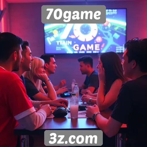 Interação social em 70game atrai jogadores de diversas idades